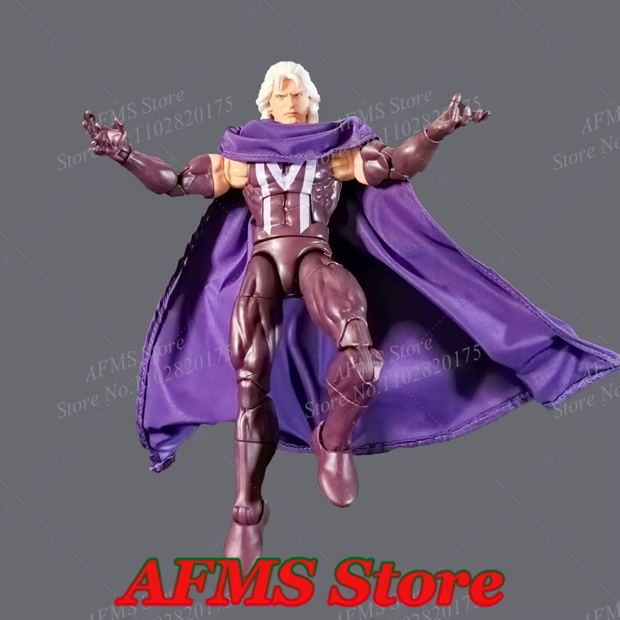 Hot Toys X-Men Marvel Magneto Action Figure, 1/12 Scale, mit Umhang - Bild 5