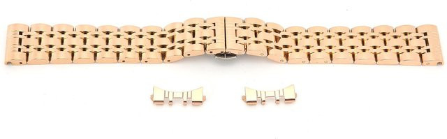 Neoglint Uhrenarmband Edelstahl, Roségold, 20mm, Unisex - Bild 1