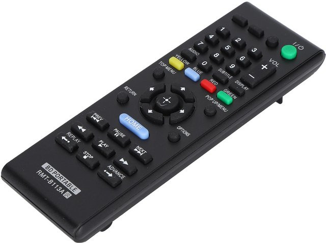 Ersatz-Fernbedienung Sony BDP SX1 Audio und Video System Controller in Schwarz - Bild 1