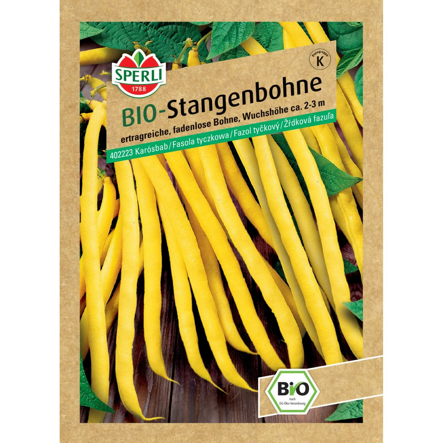 Sperli Bio Stangenbohne Gelb - Bild 2