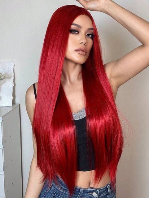 Suri Hair Perücke, extra lange gerade synthetische Perücke - Bild 1