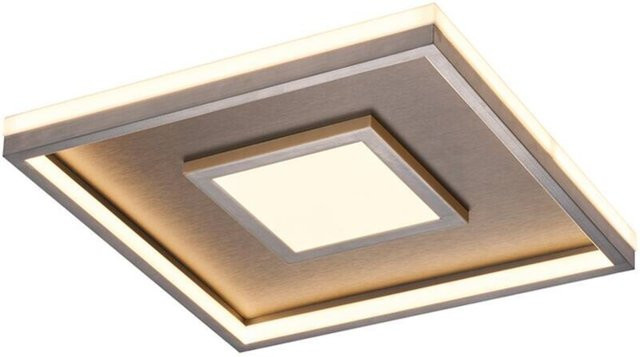 Pocoline Deckenleuchte Oskar LED in Silber, B/H/L: 40 x 8 x 40 cm - Bild 1