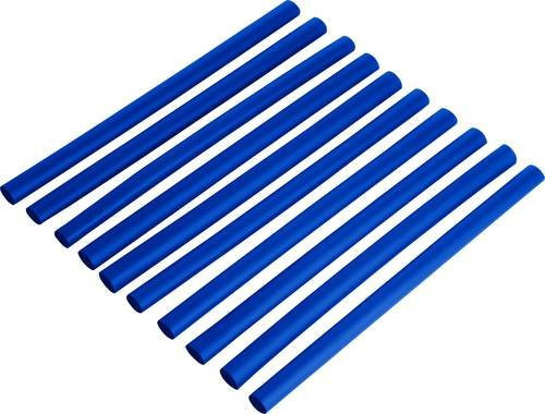 Canusa Schrumpfschlauchsortiment Blau 10 Stück mit 3.20 mm und 1.60 mm Durchmesser und 2:1 Schrumpfrate - Bild 1