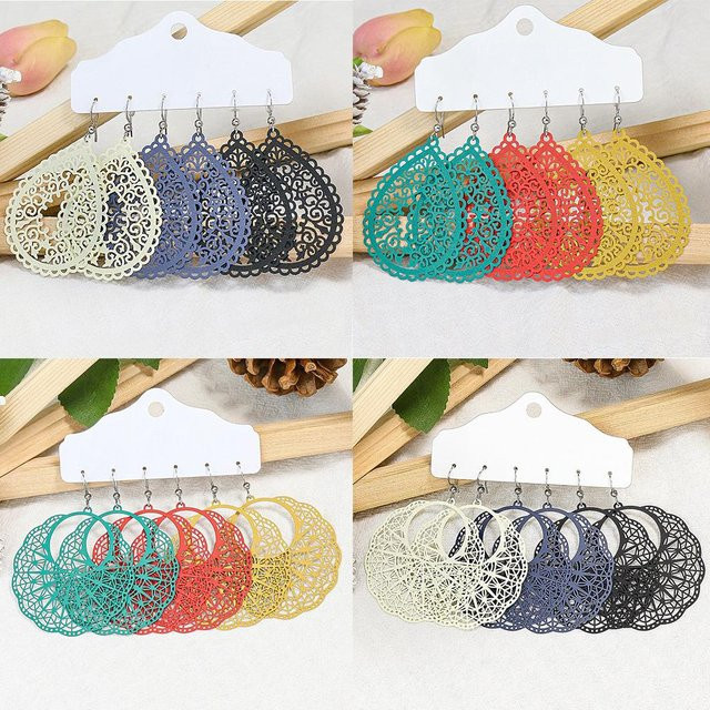 Lucky Star Jewelry Ohrring-Sets, Messing, Bunt, Damen - Bild 1