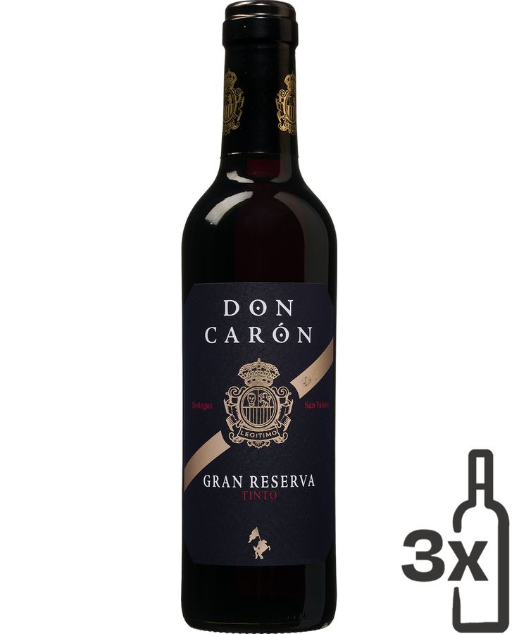 Don Carón Rotwein Cabernet Sauvignon/Garnacha/Tempranillo, Spanien, 0,375 l - Bild 2