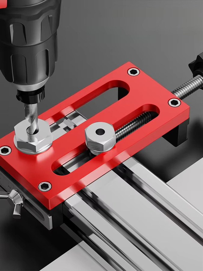 LTOOLS Bohrortungsgerät 203040 Positionierungswerkzeug und Lochführung für Aluminiumprofile und Waschbecken - Bild 5