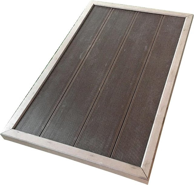 Summer Fun Standfeste WPC Bodenplatte Dunkelbraun B/T/H: 101 x 63 x 5,5 cm - Bild 1