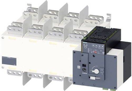 Siemens Netzumschalter Schwarz 2.5mm² 2500A 3 Schließer 4 Wechsler 3KC84580JA220GA3 - Bild 1