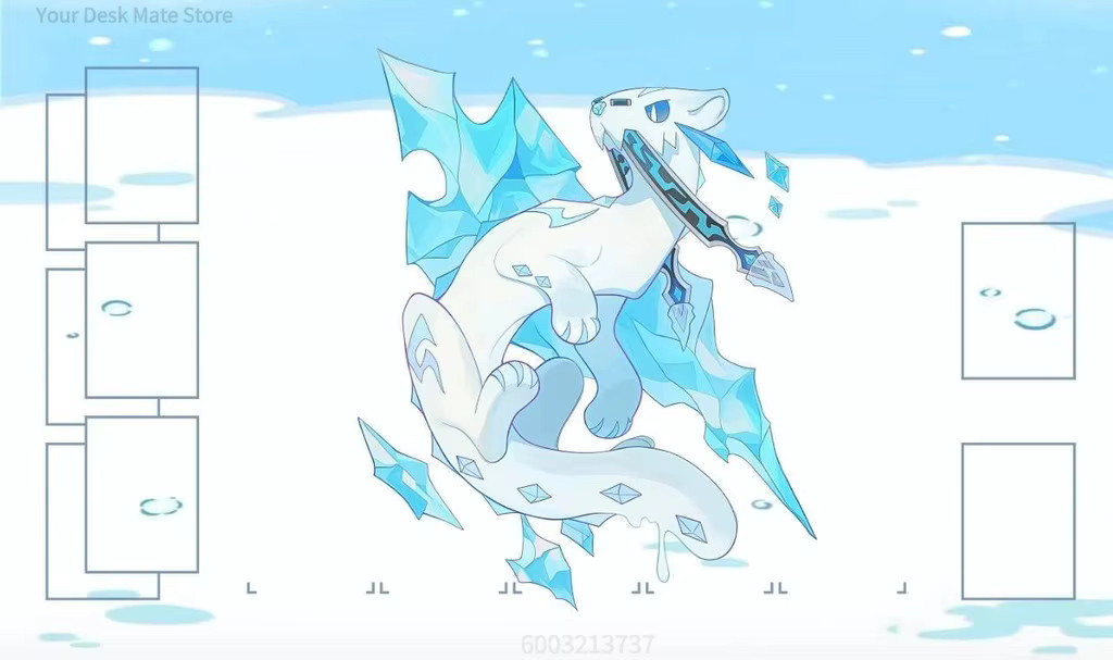 Potdemiel Pokémon Sammelkartenspiel-Matte, Chien- - Bild 1
