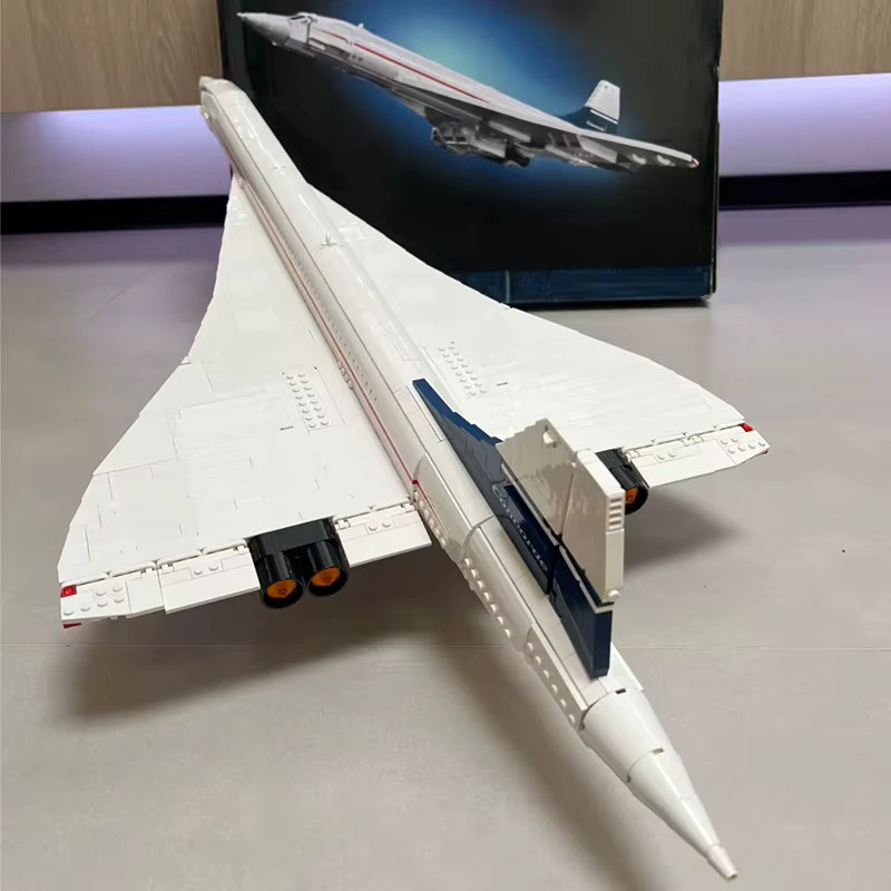 Airbus Concorde Baustein-Set, Überschallflugzeug, 2083 Teile, ab 14 Jahren - Bild 3