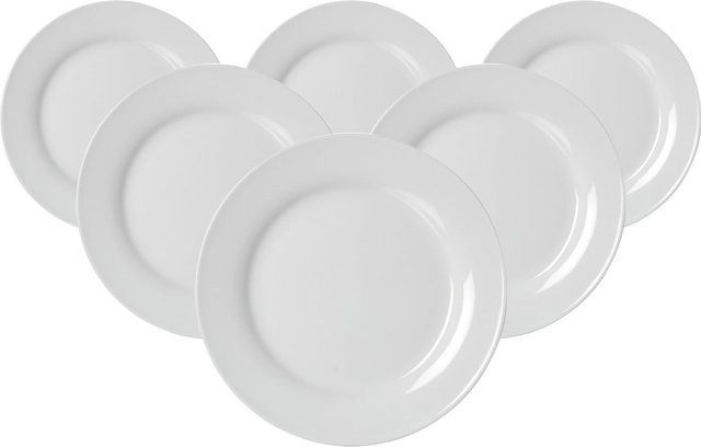 Ritzenhoff & Breker Speiseteller Bianco Weiß Durchmesser: 24 cm 6er Set - Bild 1