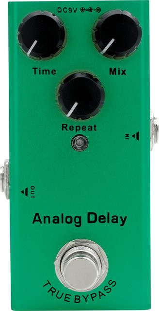 IRIN EF-10 Analog Delay E-Gitarre Effektpedal mit Delayed Echo und True Bypass in Grün - Bild 1