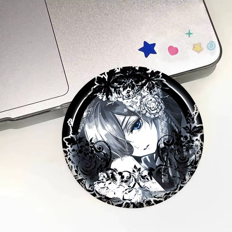 Brosche Black Butler Ciel Phantomhive, Emaille-Pin, rund - Bild 6