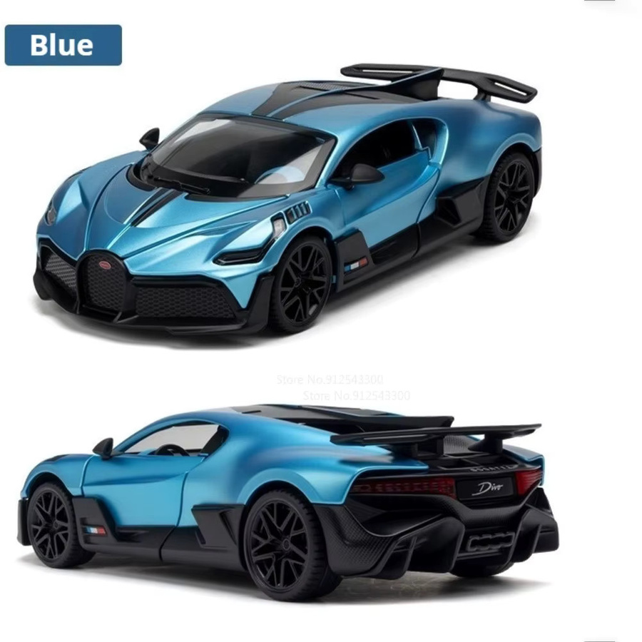 RMZ city DIVO Supersportwagen-Modell, Fahrzeug, Maßstab 1:32, blau - Bild 5