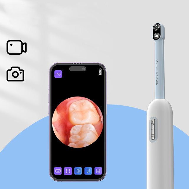 BUMBORN WLAN-Dentalkamera, 1080P HD, 6 LEDs, kabellos - Bild 1