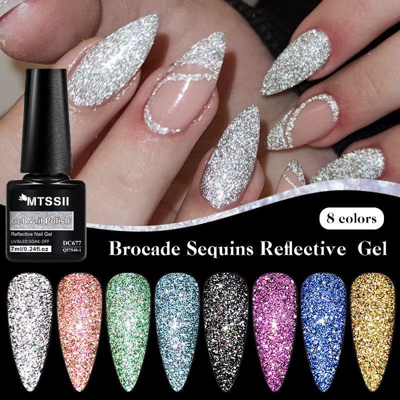 Mtssii Gel Nagellack, Glitter, 7 ml - Bild 2