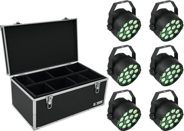 EUROLITE LED PARty TCL Spot Set mit Case TDV-1 in Schwarz - Bild 1