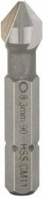 Bosch Kegelsenker aus HSS mit Sechskantschaft in Silber, Durchmesser: 8,3 mm - Bild 1