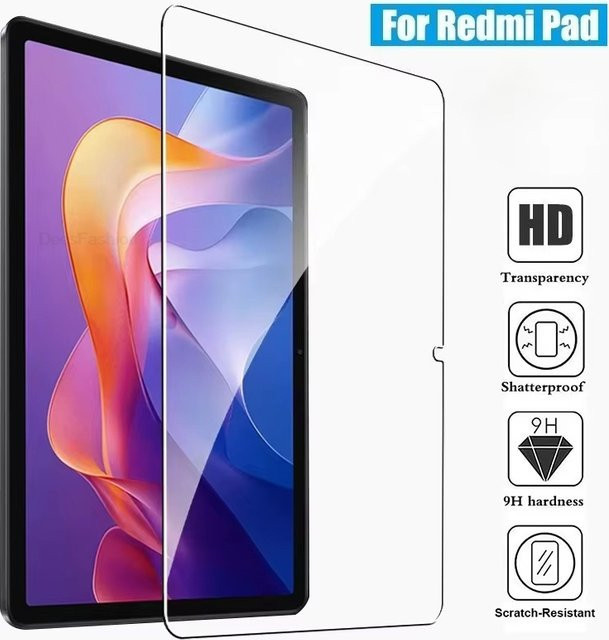 Xiaomi Panzerglas Displayschutzfolie für Redmi Pad Pro 12.1 6S 7S 8 Pro Pad SE 11 8.7 in Transparent - Bild 1