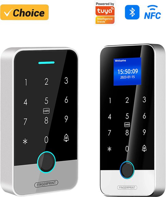 LUCKING DOOR Smart Zugangskontrolle mit Fingerabdruck, RFID NFC und Bluetooth via Tuya App Unterstützung - Bild 1