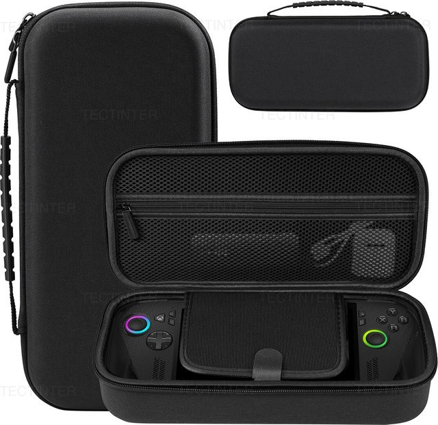 Tragbare Schutztasche für ASUS ROG Ally und ROG Ally X in Schwarz - Bild 1
