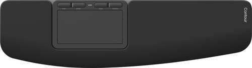 Contour Touch Ergonomic Kabellose Tastatur mit Touchpad in Schwarz - Bild 1