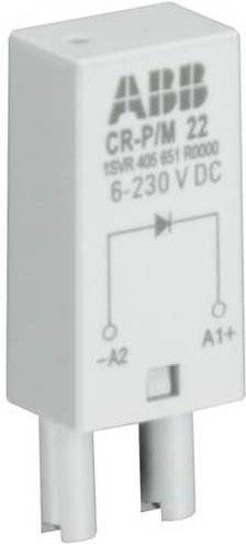 ABB Steckmodul CR-P/M 22 in Weiß - Bild 1