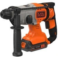 Black+Decker Akku-Kombihammer BCD900E2K, 18V, in Orange/Schwarz - Bild 1