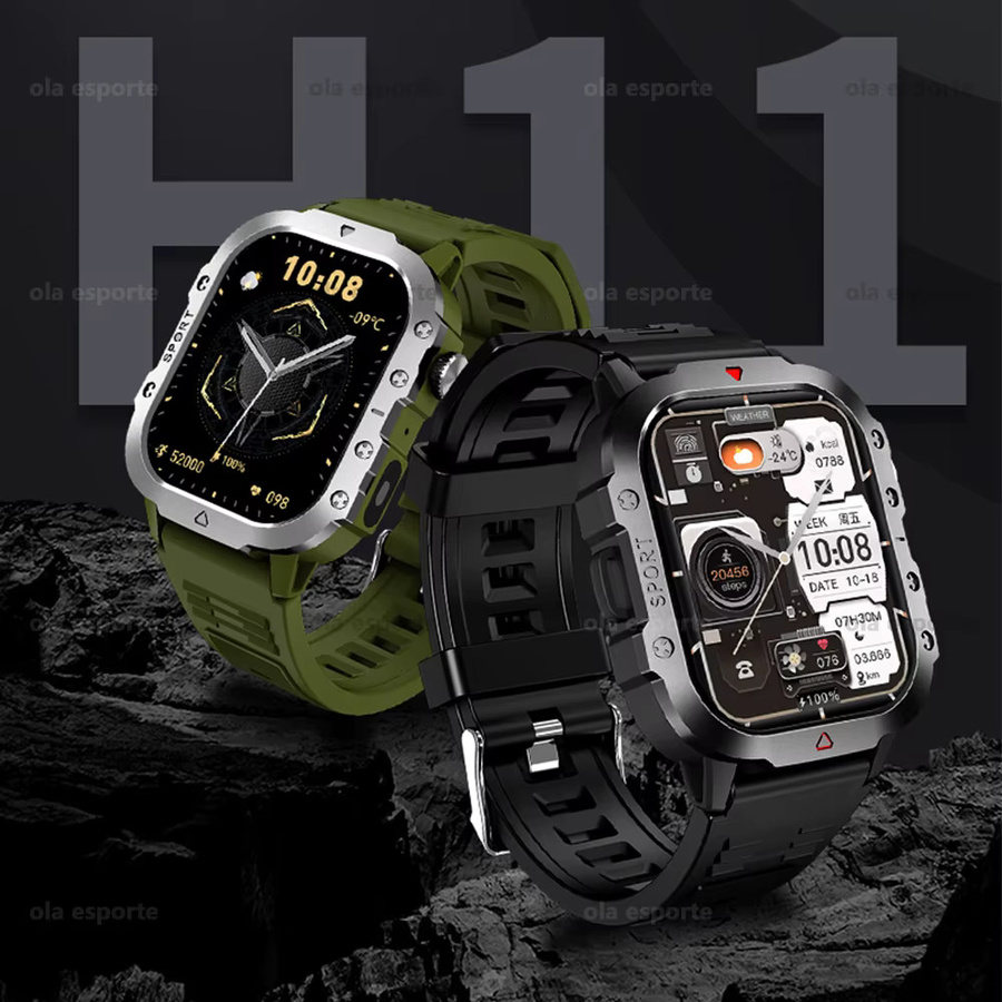 Ola Esporte Smartwatch, Grün, Unisex, Bluetooth, Wasserdicht - Bild 2