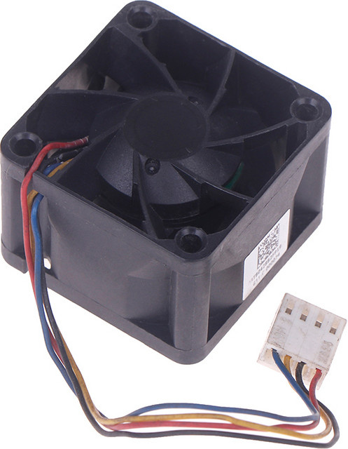 AVC High Speed Server Lüfter DBTB0428B2G, 12V 1A, 4-Pin PWM, Dual Kugellager, Schwarz, B/T/H: 4,0 x 4,0 x 2,8 cm - Bild 1