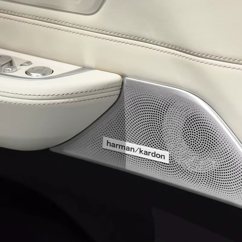 Harman/Kardon 3D Aluminium Emblem Auto-Aufkleber in Silber - Bild 3