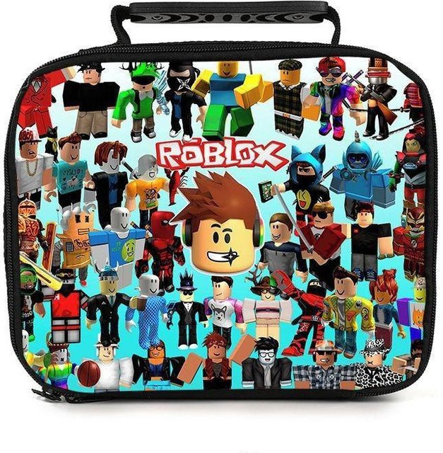 ZestCasa Roblox Tragbare Lunchtasche für Schüler, isolierend und geräumig, Mehrfarbig - Bild 1