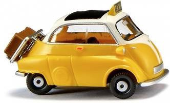 Wiking BMW Isetta Taxi Modellauto in Signalgelb H0 Scale