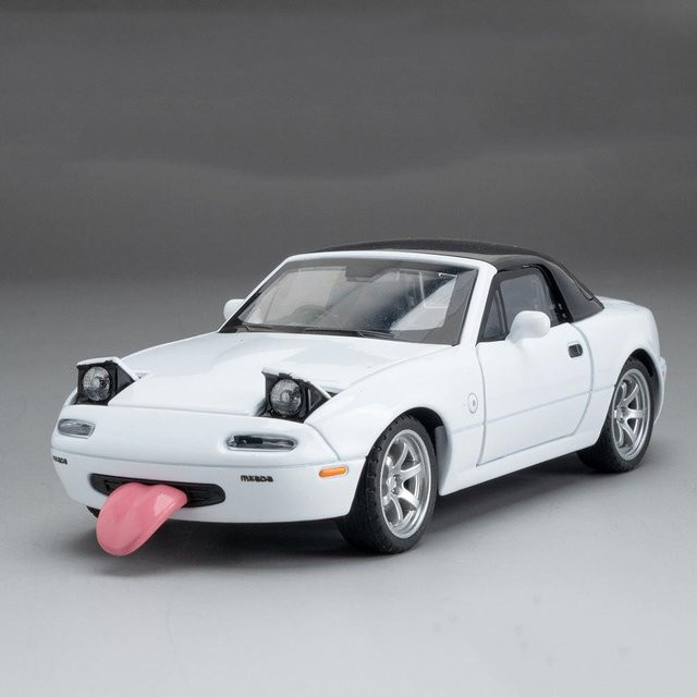 MX5 RX7 Spielzeugauto Modell, Diecast Metall, Maßstab 1:32, Rückziehfunktion, ab 14 Jahren - Bild 1