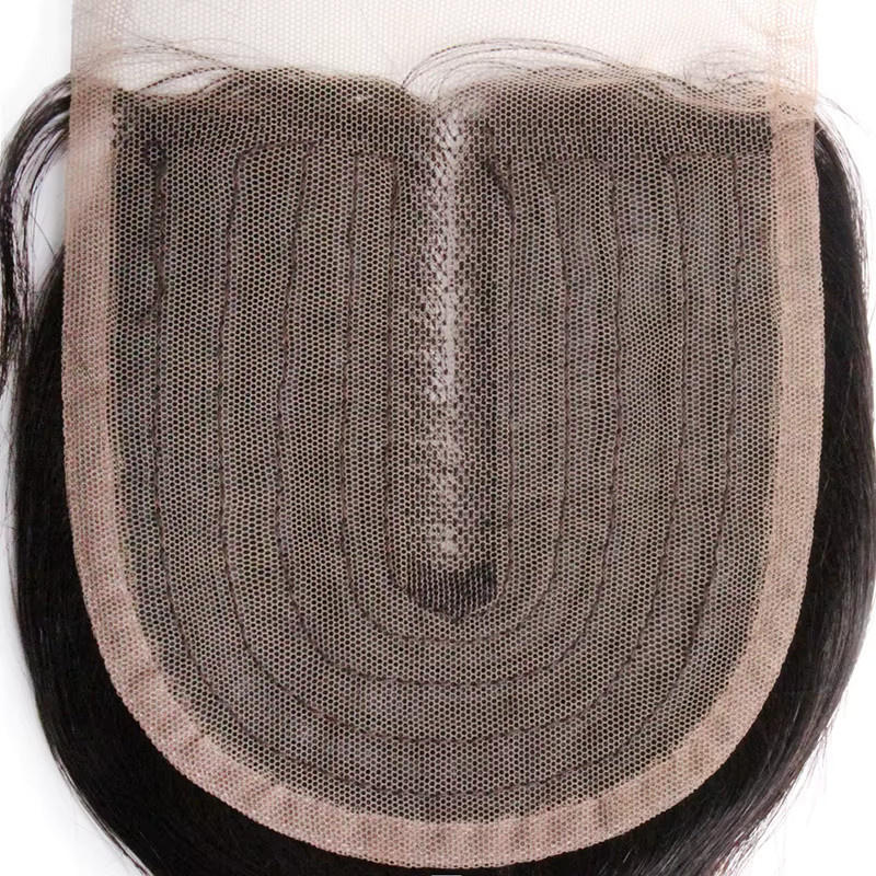 Htonicca Echthaar-Extensions, kurzes gewelltes Haar, 4 Bündel mit Verschluss - Bild 2
