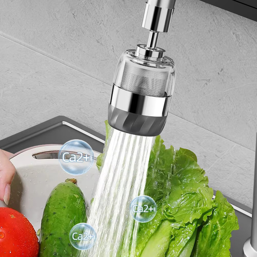 IOUHAPPY Wasserhahn-Leitungswasserreiniger mit abnehmbarem und waschbarem Edelstahl-Filter für die Küche - Bild 6
