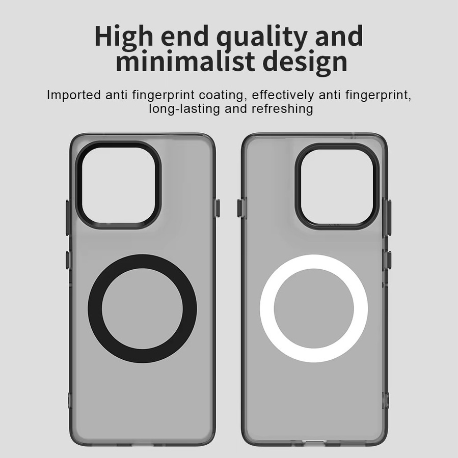Magnetische kabellose Ladehülle für Motorola Edge 60 Fusion, Pro 50 Neo, G35, G56 und G86 in Bonbonfarben mit transparenter Rückseite - Bild 3