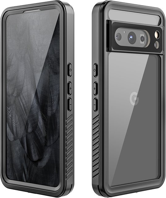 Wasserdichte Luxus Schutzhülle aus Aluminium für Google Pixel 8, 8 Pro, 7A, 7 Pro, 6 Pro, 6A in Schwarz mit IP68 Zertifizierung - Bild 1
