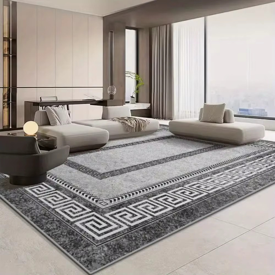 VIKAMA Moderner Luxusteppich in Grau, Rechteckig, B/T: 120 x 80 cm - Bild 3