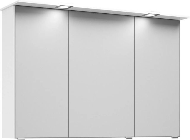 Pelipal Spiegelschrank Trentino Weiß Glänzend mit Soft-Close-Türen und Wandmontage, Breite: 105 cm - Bild 1