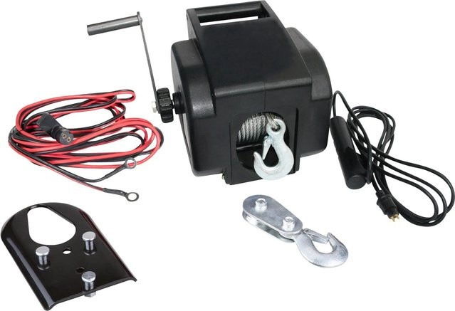 Güde Elektroseilwinde 1200, 12 Volt, Schwarz - Bild 1