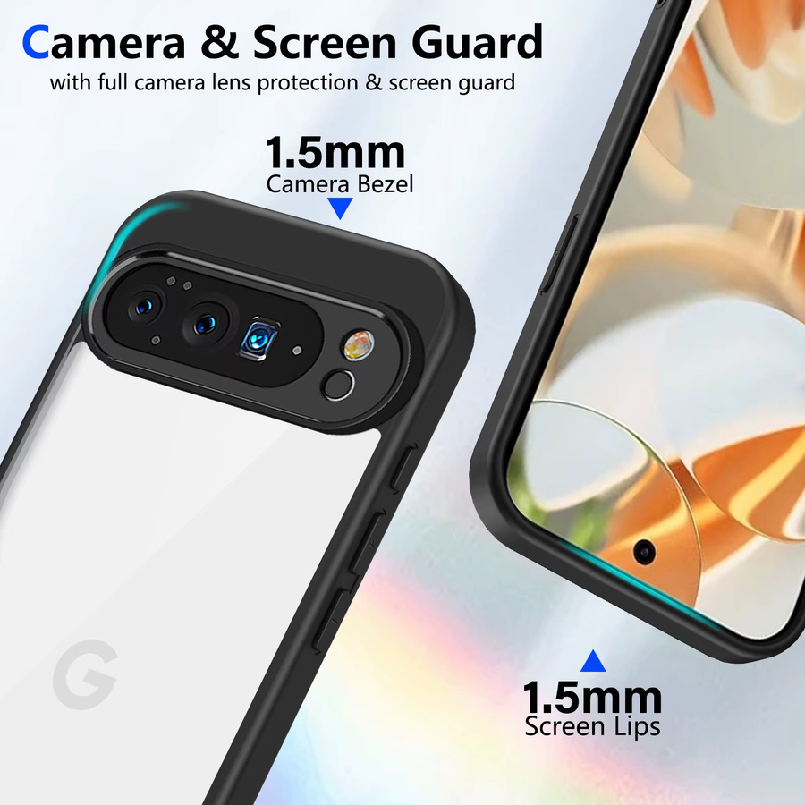 Panbon Stoßfeste Anti-Drop Schutzhülle für Google Pixel 10 Pro XL, 10A und Pixel 10A in Blau - Bild 1