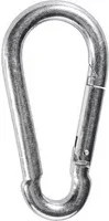 TOOLCRAFT Feuerwehr-Karabiner in Silber, Breite: 5 mm, Länge: 50 mm - Bild 1