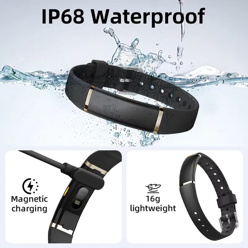 LIGE Fitness Tracker Smartband in Schwarz mit Herzfrequenz- und Schlafüberwachung, wasserdicht, kompatibel mit Android und iOS - Bild 6