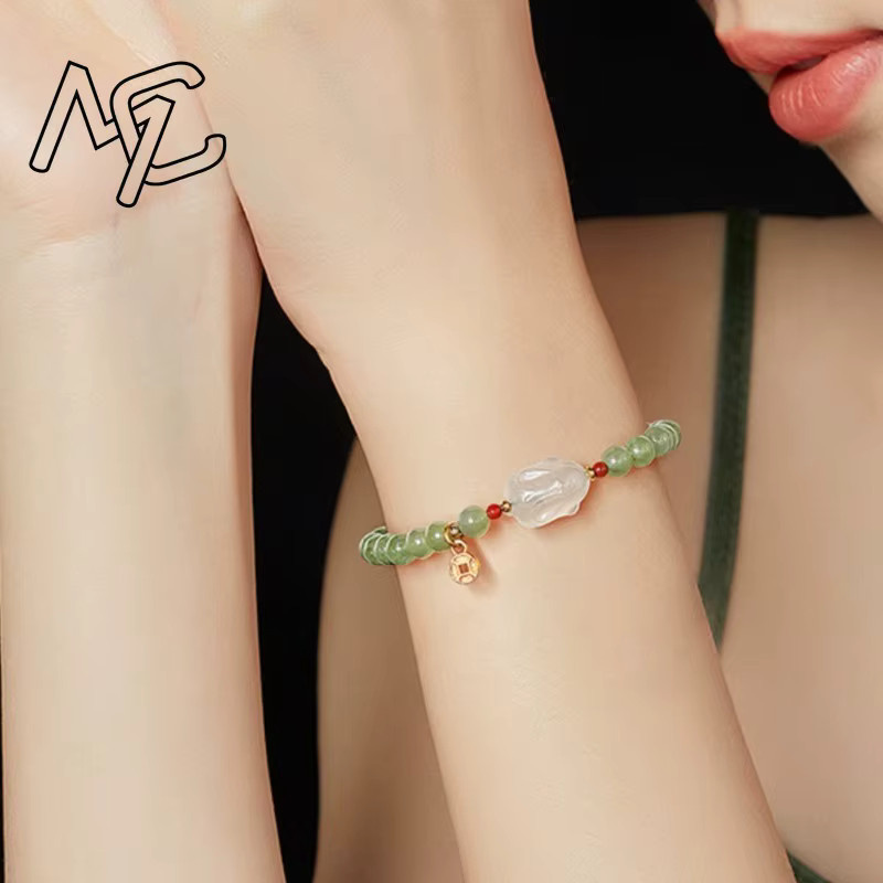 MC Armband, Hotan Jade, Mondhasen-Erdnussperlen, Damen - Bild 2