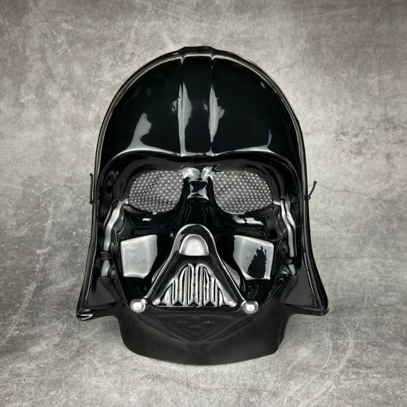 Star Wars Darth Vader Cosplay-Maske, Kunststoff, Schwarz - Bild 1