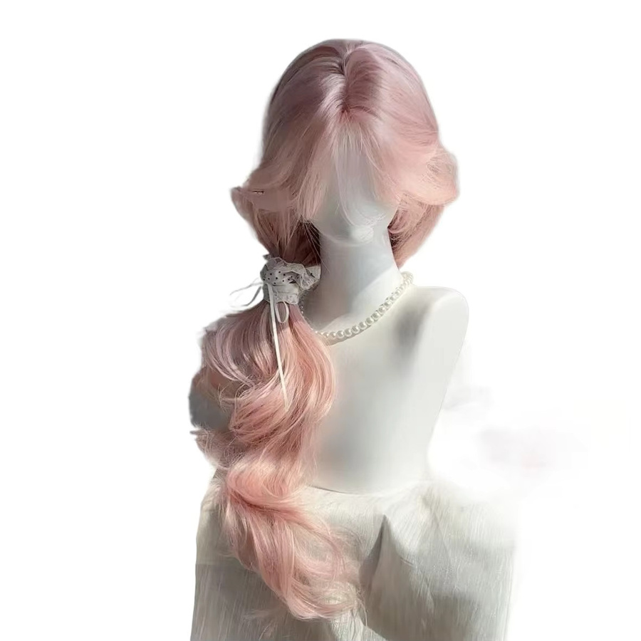 Ashley Pink Synthetische Haarperücke, gewellt, 24 Zoll, Damen - Bild 2