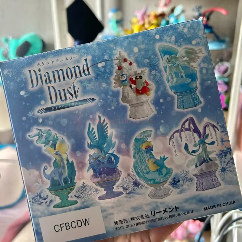 Re-Ment Pokémon Diamond Dust Series Figur, Alolan Ninetales, Eevee, Aurorus, Piplup - Bild 3