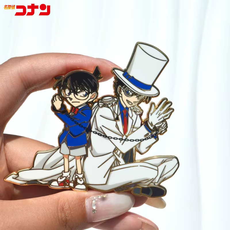 Bandai Detective Epic Conan Brosche Kid, der Phantomdieb, Metall - Bild 2