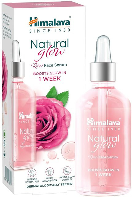 Himalaya Rose Gesichtsserum, 30 ml, Hyaluronsäure & Niacinamid - Bild 1